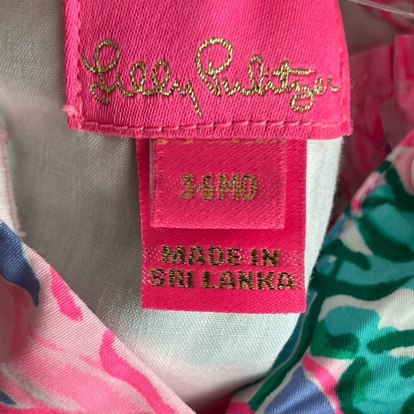 Lilly Pulitzer Infant Paloma Bubble Dress 3-6M - Picture 6 of 6